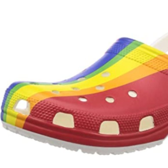 Crocs Rainbow Unisex Adult Clog Slip on Shoes - Picture 5 of 8
